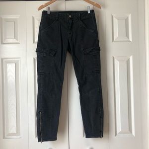 J Brand Houlihan Cropped Skinny Cargo w/ Zippers
